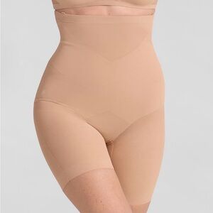 NWT - Honeylove High-Waist Sculpting Shorts in Sand - NWT